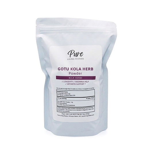 Gotu Kola Herb Powder, USA Grown